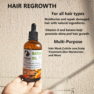 Offre Spéciale 100% Huile de Batana chinoise à base de plantes biologiques Essence de traitement de croissance des cheveux de marque privée Anti-casse/pointes fourchues pour cheveux - Product Image 5