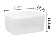 Réfrigérateur Plastique PP Boîte De Rangement pour Fruits Légumes Fruits De Mer Conteneurs Scellés
