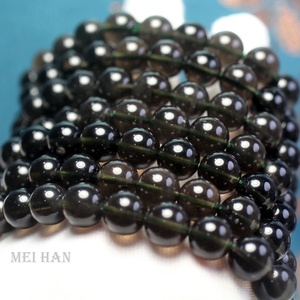 Meihan all'ingrosso AA Natural <span class=keywords><strong>Cintamani</strong></span> Stone Meteorite Smooth Round Gem Beads per la creazione di gioielli Design e fai da te - Product Image 2
