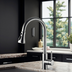 NUOMI moderno estraibile rubinetto da cucina rubinetto acqua <span class=keywords><strong>rubinetti</strong></span> in acciaio inox maniglia singola rubinetto lavello da cucina - Product Image 2