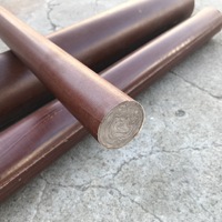 Varilla de Resina Fenólica Roja Marrón de Alta Calidad, Aislante de Alta Tensión en Forma de Hilo, Varilla de Tela Fenólica