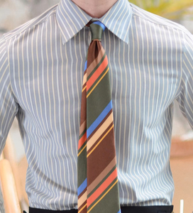 <span class=keywords><strong>Camicia</strong></span> da <span class=keywords><strong>uomo</strong></span> Business Casual Slim a maniche lunghe per la primavera estate a righe alla moda Design antirughe traspirante senza ferro - Product Image 6