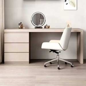 Minimalist Wooden <b>Desk</b> With Integrated Cabinet Home <b>Computer</b> <b>Desk</b> Modern Bedroom With Drawers Study <b>Desk</b> Office <b>Desk</b> - Product Image 3