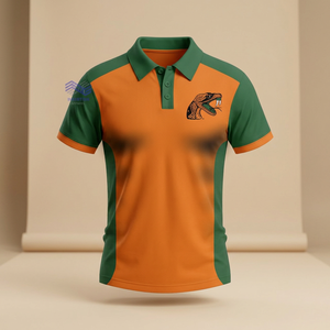 เสื้อยืดแขนสั้นผู้ชาย Famu Florida A&M University Outclass Look ผ้าฝ้าย 100% ระบายอากาศได้ดี ปรับแต่งได้ - Product Image 3