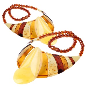 Fleur <span class=keywords><strong>de</strong></span> cire d'abeille <span class=keywords><strong>jaune</strong></span> naturelle ambre et collier d'ambre <span class=keywords><strong>de</strong></span> sang collier <span class=keywords><strong>de</strong></span> pierres précieuses colorées <span class=keywords><strong>tour</strong></span> <span class=keywords><strong>de</strong></span> <span class=keywords><strong>cou</strong></span> à la mode - Product Image 5