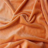 Tissu en peluche brossé, nouvelle étoffe velours pour confection de vêtements
