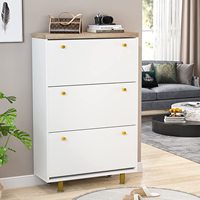 Mueble Zapatero Vertical Estrecho Oculto de Alta Gama para Exhibición de Calzado, Selección Premium de Productos Transfronterizos