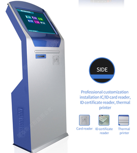 19 pulgadas de pie de piso de auto-servicio Intel i3 boleto de quiosco de <span class=keywords><strong>pago</strong></span> consulta con la máquina impresora - Product Image 5