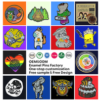 Cartoon anime personnalisé aiguilles en métal badge fabricant design personnalisé doux dur Glitter émail aiguilles