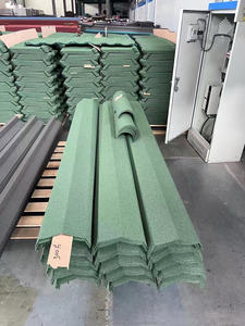 Tejas de Acero Galvanizado de Alta Calidad Producidas en Fábricas Chinas, Tejas Metálicas con Recubrimiento de Piedra de Color para Techos de Edificios - Product Image 4