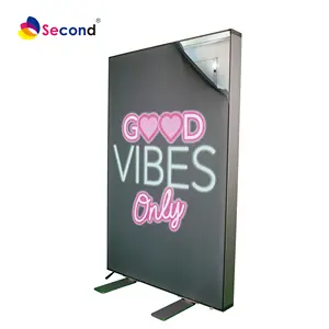 Wholesale Cheap High Quality Manufactured Single Side Backlit Advertising 2 Photo Fabric Led Light Box