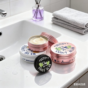 Hot Selling 60ml Custom Tin Container Aluminum Cosmetic Jar Balm Container for Hand Cream Unique Cream Jar - Product Image 1