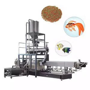 Extruder Fischfutter herstellung Automatische Maschine Kleine Fischfutter Pellet maschine Schwimmende Fischfutter Granulator Pellet mühle Maschine