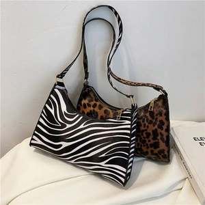 I-0230 Bolso de Mujer Popular, Nuevo Diseño de Nicho, Moderno, con Estampado de Leopardo, de Un Solo Hombro, Portátil, para Llevar Bajo el Brazo - Product Image 2