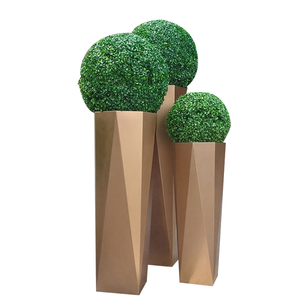 Vaso di fiori in metallo dorato <span class=keywords><strong>fioriere</strong></span> e vasi di fiori interni in acciaio inossidabile - Product Image 2