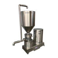 Machine à Broyer les Pâtes Alimentaires DZJX de Qualité Alimentaire pour Os, Pistache, Beurre de Noix, Halva, Tahini, Pâte d'Amande, Fabrication de Beurre de Cacahuète