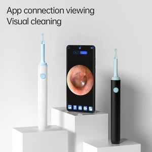 เครื่องกำจัดขี้หูแบบไร้สาย,เอียร์บัดวิชั่นหูฟังแว๊กซ์พร้อมกล้อง HD การส่องกล้องกำจัดขี้หูแบบไร้สาย - Product Image 6