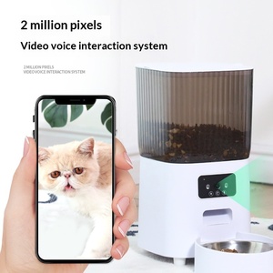 Yeni Stil WiFi Evcil Hayvan Akıllı Otomatik Besleyici Zamanlamalı Porsiyon Kontrollü Mama Dağıtıcısı Uzaktan Sesli Görüntülü Besleme Cihazı Köpekler için - Product Image 3