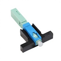 Connecteur rapide en fibre optique SC/UPC en forme de T avec ferrule pré-polie, jumper anti-traction pour réseau