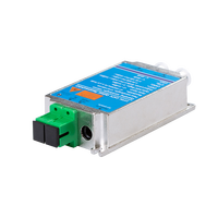 Mini Receptor Óptico CATV HZY-0202AWD con WDM AGC Integrado, Salida 2RF, Carcasa Metálica Galvanizada, Nodo Óptico FTTH OEM