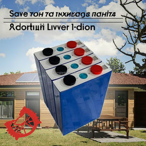 雄健3.2V 100Ah锂离子电池LFP太阳能储能电池长寿命安全PO4锂电池组 - Product Image 1