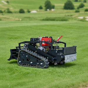 Mini-robot télécommandé tout-terrain pour la tonte et le déneigement, inclinable à 45 degrés Désherbeuse pour les bords des rivières - Product Image 3