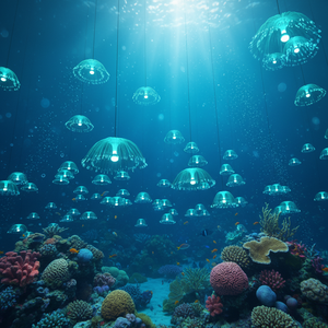 Nuevas Luces LED Cinéticas de Medusas con Control DMX, Luces Cinéticas de Colores - Product Image 1