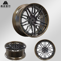Jantes en aluminium forgé T6061 T6 de 16, 17, 18, 19, 20, 21, 22 pouces, couleur personnalisée, 2 pièces, pour véhicules de tourisme, directement de l'usine chinoise