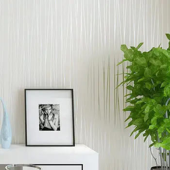 Home Decorative Modern Luxury Nonwoven 3D Fabric Bedroom Wall Paper Vinyl Waterproof Wallpaper