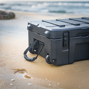 V7 Cargo Cases Outdoor Off-road <strong>Roof</strong> Rolling Plastic Camping <strong>Storage</strong> <strong>Box</strong> 122L Explosion-proof ODM Customization Available - Product Image 2