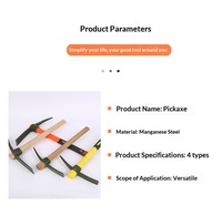 Pioche en acier forgé antidéflagrante modèle HYTD HY-HRWJ, longueur 40 cm, qualité industrielle/bricolage, ciseau à glace portable pour extérieur et sauvetage