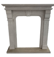 Étagère de cheminée/cheminée en résine/cheminée d'angle décorative