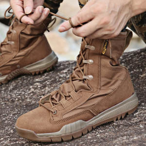 CQB.<span class=keywords><strong>SWAT</strong></span> ZD-144 été bottes de randonnée tactiques hommes cuir et tissu en maille avec EVA pour aventures en plein air vente en gros - Product Image 4