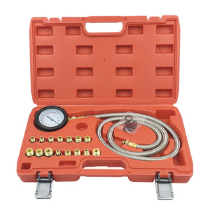 Kit de prueba de presión de aceite, manómetro de 0-140 Psi, adaptadores de manguera a prueba de explosiones, herramienta de reparación de automóviles para todos los modelos de vehículos - Product Image 2