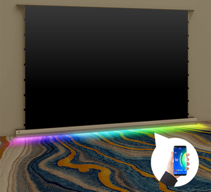 120 "sàn điện tăng cuộn lên màn hình màu đen lưới Pet pha lê UST 4kambient ánh sáng từ chối siêu ngắn ném laser chiếu - Product Image 4