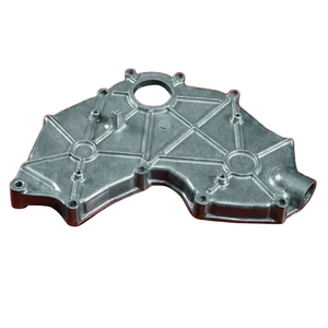 Componente de aluminio fundido a presión con superficie arenada - Product Image 1