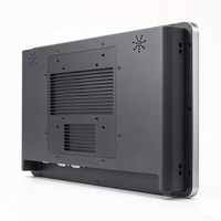 PC Panel Industri 13,3 Inci IP65 Tangguh Win10/11 Linux Tablet Layar Sentuh Komputer AIO Terintegrasi 8GB DDR4 Casing Logam