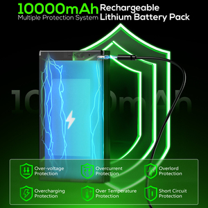 Upgraded Rechargeable Battery Pack for <strong>GardePro</strong> <strong>Trail</strong> <strong>Camera</strong> E6P/E8P/E8PWF/E6PCF/X60P/X60PMB Model L1000D-10000mAh - Product Image 2