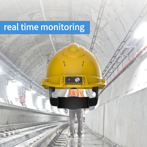 4G Thông Minh An Toàn Mũ Bảo Hiểm Nhựa Bền Xây Dựng Thời Gian Thực Kết Nối IP67 Không Thấm Nước GPS Theo Dõi Miễn Phí Logo Tùy Biến - Product Image 2