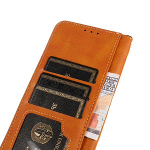 เคสหนัง PU ลายวัวสองสี ปุ่มสีทอง แบบพับได้ สำหรับโทรศัพท์ <span class=keywords><strong>Samsung</strong></span> <span class=keywords><strong>Galaxy</strong></span> <span class=keywords><strong>XCOVER</strong></span> <span class=keywords><strong>PRO</strong></span> <span class=keywords><strong>2</strong></span> - Product Image 4