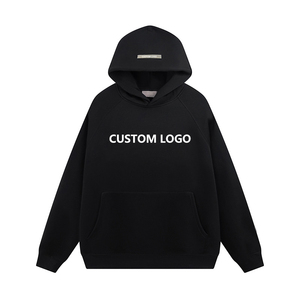 Vente en gros de sweats à capuche américains de haute qualité Essentials survêtement 100% coton ample décontracté Streetwear sweats à capuche lourds - Product Image 3