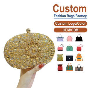 Luxury Rhinestone Sunflower <b>Clutch</b> – Factory Direct Supply for Wedding & Gala Accessories - Product Image 2