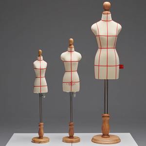 Maniquí de Costura de Espuma para Diseño de Vestidos de Novia, Mini Maniquí de Medio Cuerpo para Sastre y Modista - Product Image 2