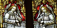 Panneau de Fenêtre de Plafond en Verre Teinté Stratifié Solide, Motif Portrait, Taille Personnalisée, Verre Artistique, Hôtelier, Européen, Durable, Moderne, Luxe
