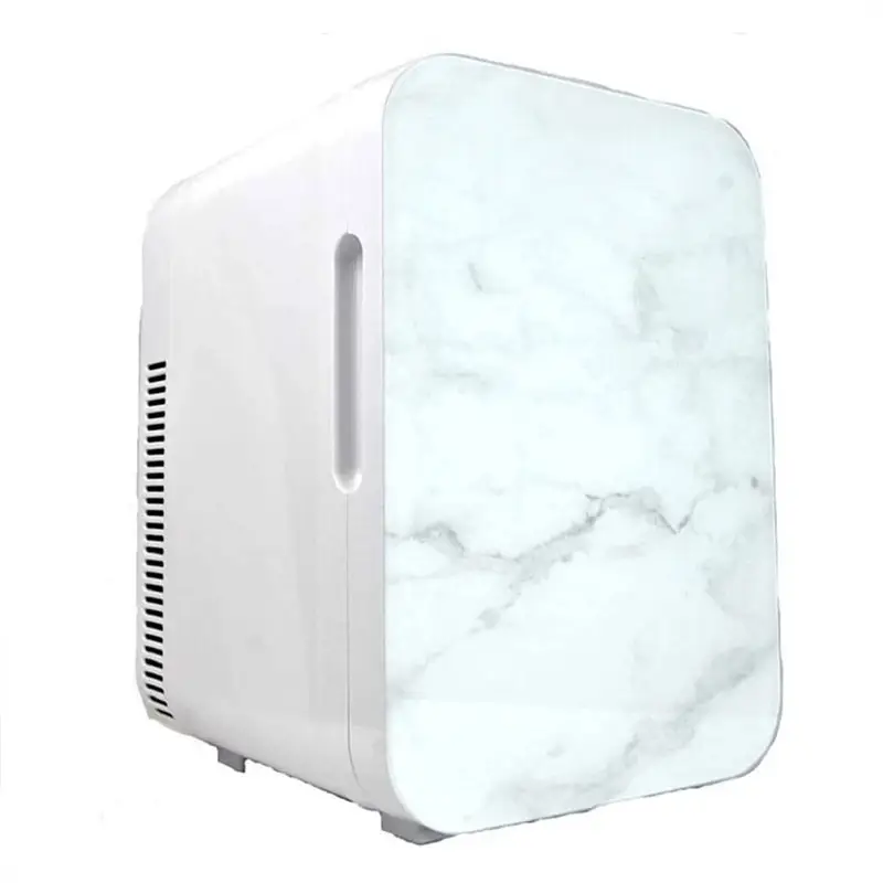 10L Mini kozmetik buzdolabı ile dondurma ve ısıtma fonksiyonu ev kullanımı elektrikli cilt bakımı buzdolabı