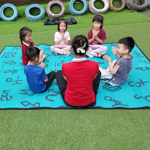 Tappetino da gioco per <span class=keywords><strong>bambini</strong></span> impermeabile e resistente all'ingrosso, per <span class=keywords><strong>bambini</strong></span>, con materiali reversibili, Non antiscivolo, tappetino da esterno per <span class=keywords><strong>bambini</strong></span>, Non tossico - Product Image 1