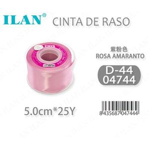 ริบบิ้นผ้าซาตินอิลัน 5.0 ซม. 25 หลา สีโรซ่า อามารันโต้ รุ่น D-44 - Product Image 3