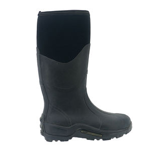 <span class=keywords><strong>Bottes</strong></span> <span class=keywords><strong>de</strong></span> pluie pour hommes en néoprène imperméable noir YL327 en gros pour la <span class=keywords><strong>chasse</strong></span> - Product Image 2