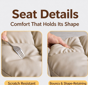 Taburete Rodante Acolchado para Barbería, Silla Hidráulica de Peluquería, Asiento de Salón de Cuero PU para Estudio de Belleza - Product Image 4