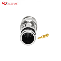 Connecteur BNC mâle pour câble RG6 75 ohms, type compression, connecteur vidéo RF coaxial CCTV